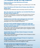 Koran Edisi khusus 60 tahun Harian Kompas + Akses Kompas.id 12 Bulan