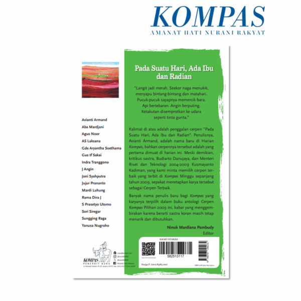 Cerpen Kompas Pilihan 2009 - Pada Suatu Hari Ada Ibu Dan Radian